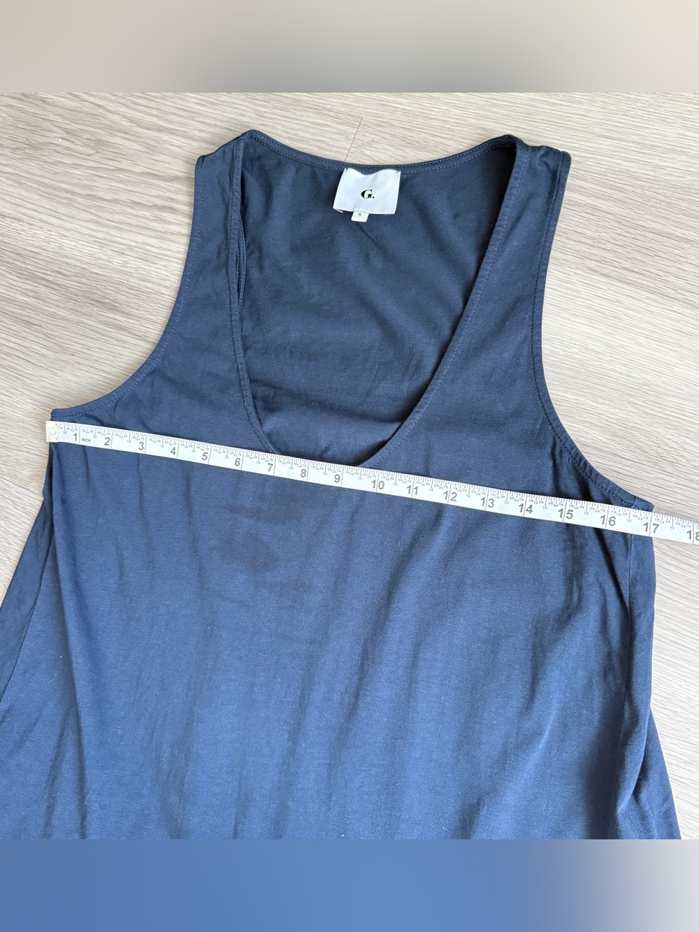 Goop Navy Balloon Midi Dress | Size 6 - Picture 5 of 7